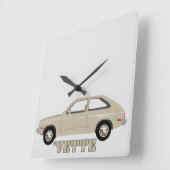 Chevrolet Chevette Vette Retro Klassiker Quadratische Wanduhr (Winkel)