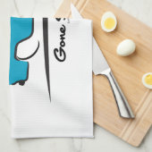 Chevrolet Corvair Greenbrier Gone Surfen Handtuch (Viertel Falte)