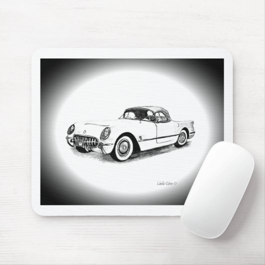 Chevrolet Corvette 1954 Mousepad (Mit Mouse)