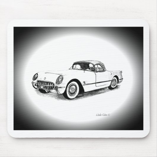 Chevrolet Corvette 1954 Mousepad (Vorne)