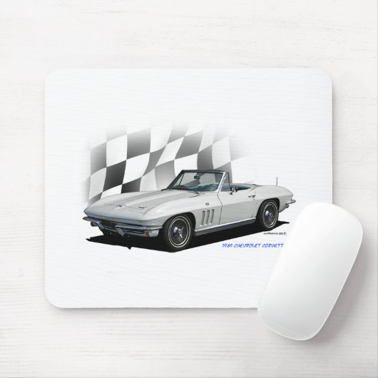 Chevrolet Corvette 1965 Mousepad (Mit Mouse)