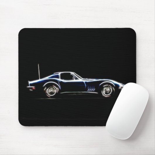 Chevrolet Corvette 1968 Mousepad (Mit Mouse)