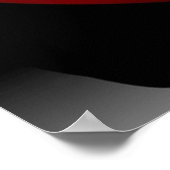 Chevrolet Corvette C3 rot Poster (Ecke)