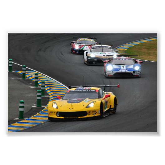 Chevrolet Corvette C7.R 24 Stunden von Le Mans 201 Fotodruck (Vorne)