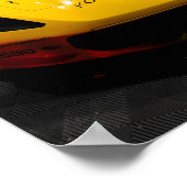 Chevrolet Corvette C7.R Vorderansicht Poster (Ecke)