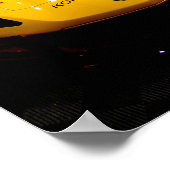 Chevrolet Corvette C7.R Vorderansicht Poster (Ecke)