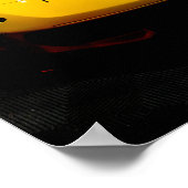 Chevrolet Corvette C7.R Vorderansicht Poster (Ecke)