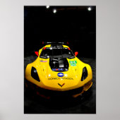 Chevrolet Corvette C7.R Vorderansicht Poster (Vorne)