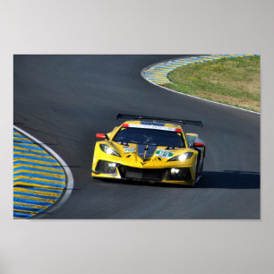 Chevrolet Corvette C8.R 24 Stunden von Le Mans 202 Poster