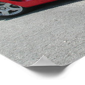 Chevrolet Corvette Convertible C5 Poster (Ecke)