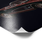 Chevrolet Corvette Convertible der 50er Jahre Fotodruck (Ecke)