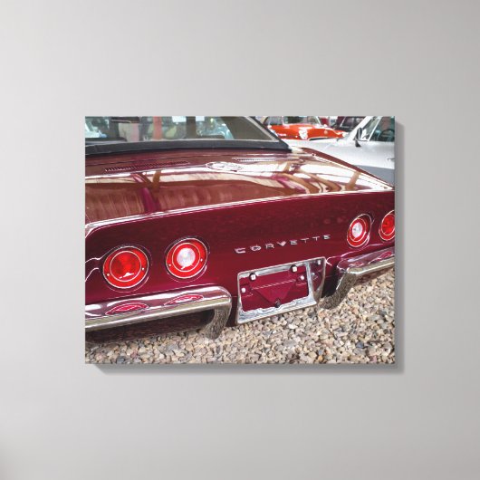 Chevrolet Corvette Leinwanddruck (Vorderseite)
