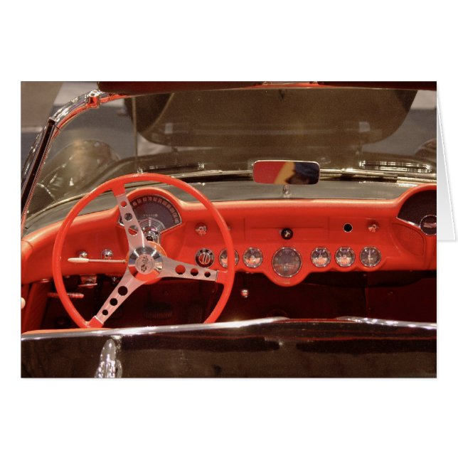 Chevrolet Corvette Lenkrad 1956 und Schlag (Vorderseite (Horizontal))