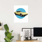 Chevrolet Corvette Poster (Heimbüro)