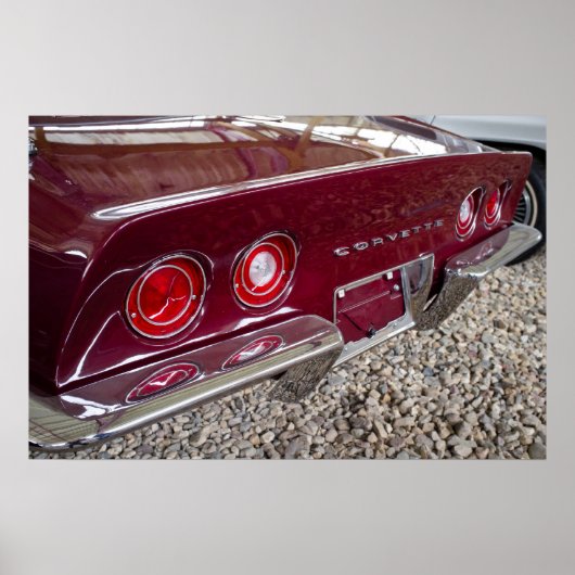 Chevrolet Corvette Poster (Vorne)