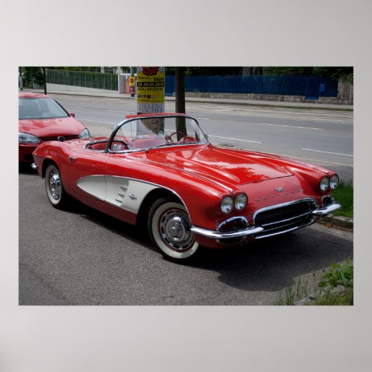 Chevrolet Corvette Poster (Vorne)