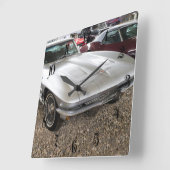 Chevrolet Corvette Quadratische Wanduhr (Winkel)