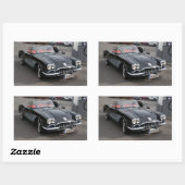 Chevrolet Corvette Rechteckiger Aufkleber (Blatt)