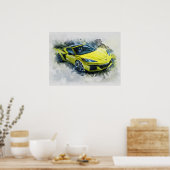 Chevrolet Corvette Z06 Poster (Küche)