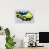 Chevrolet Corvette Z06 Poster (Heimbüro)