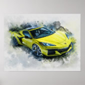 Chevrolet Corvette Z06 Poster (Vorne)