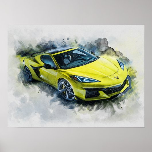 Chevrolet Corvette Z06 Poster (Vorne)