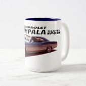 Chevrolet Impala 1966 Zweifarbige Tasse (VorderseiteRechts)