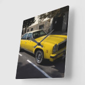 Chevrolet Malibu Classic Quadratische Wanduhr (Winkel)