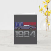 Chevrolet Monte Carlo Blue 1984  Karte (Gelbe Blume)