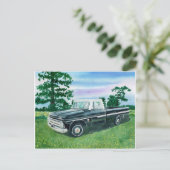 Chevrolet Truck von 1960 Postkarte (Stehend Vorderseite)