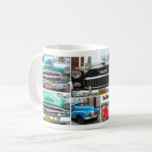 Chevrolets von Kuba Kaffeetasse (Vorderseite Links)