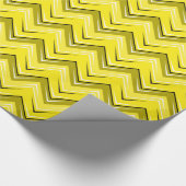 Chevron 9 Gelb Geschenkpapier (Ecke)