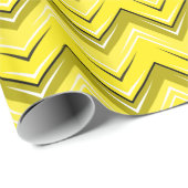 Chevron 9 Gelb Geschenkpapier (Rolleneckpunkt)