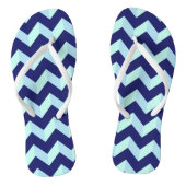 Chevron Bleu Badesandalen (Fußbett)