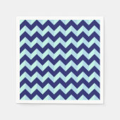 Chevron Bleu Serviette (Vorderseite)