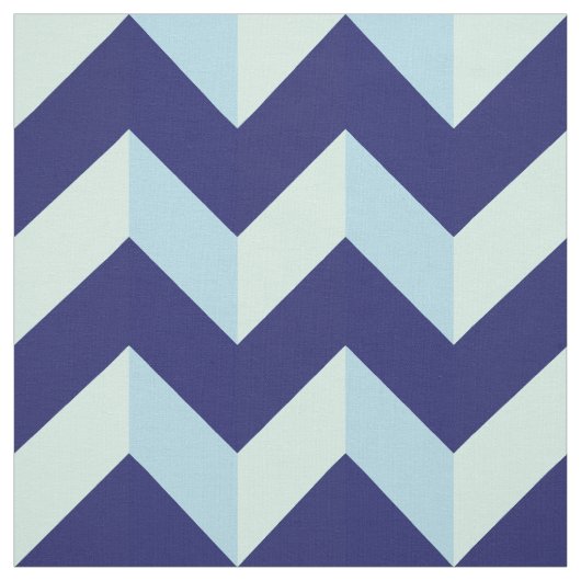 Chevron Bleu Stoff (Muster)