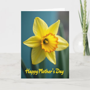 Chevron Bloom Frühling Grußkarte Karte