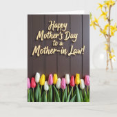Chevron Frühling Dankeskarte Karte (Gelbe Blume)