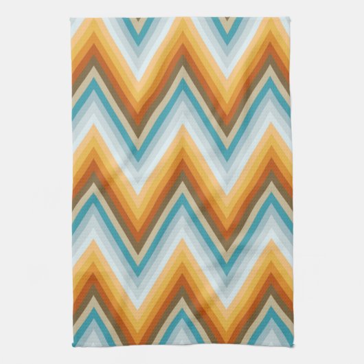 Chevron-Hintergrundmuster Handtuch (Vertikal)
