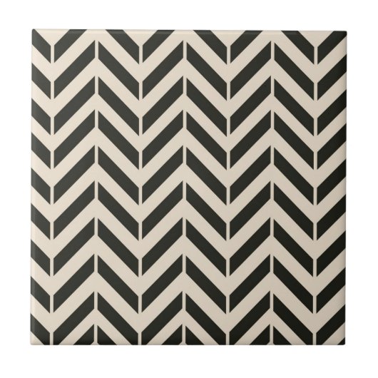 Chevron-Keramikfliese Fliese (Vorderseite)