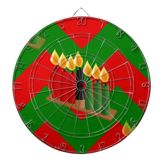 Chevron Kwanzaa Dartscheibe (vorne)