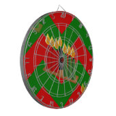 Chevron Kwanzaa Dartscheibe (Vorderseite Links)