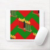 Chevron Kwanzaa Mousepad (Mit Mouse)