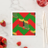 Chevron Kwanzaa Serviette (Beispiel)