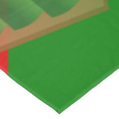 Chevron Kwanzaa Tischdecke (Schrägansicht)