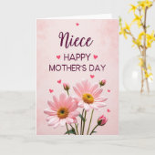 Chevron Liebesbotschaft Karte (Gelbe Blume)