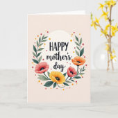 Chevron Mohnblütenkarte Karte (Gelbe Blume)