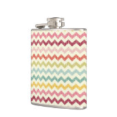 Chevron-Muster 4 Flachmann (Links)