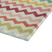 Chevron-Muster 4 Schneidebrett (Ecke)