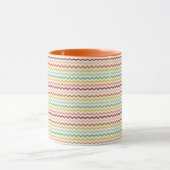 Chevron-Muster 4 Tasse (Zentrum)